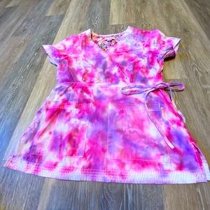 KOI by Kathy Peterson size small color Pink and purple Tie Dye